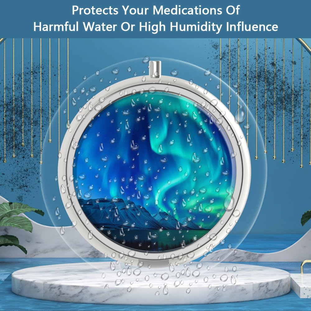 Caja Hion con espejo integrado, práctico para retoques rápidos