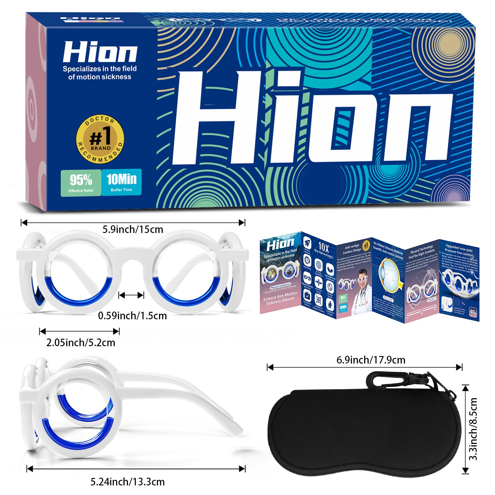 Gafas Hion: anillos líquidos que crean horizonte artificial