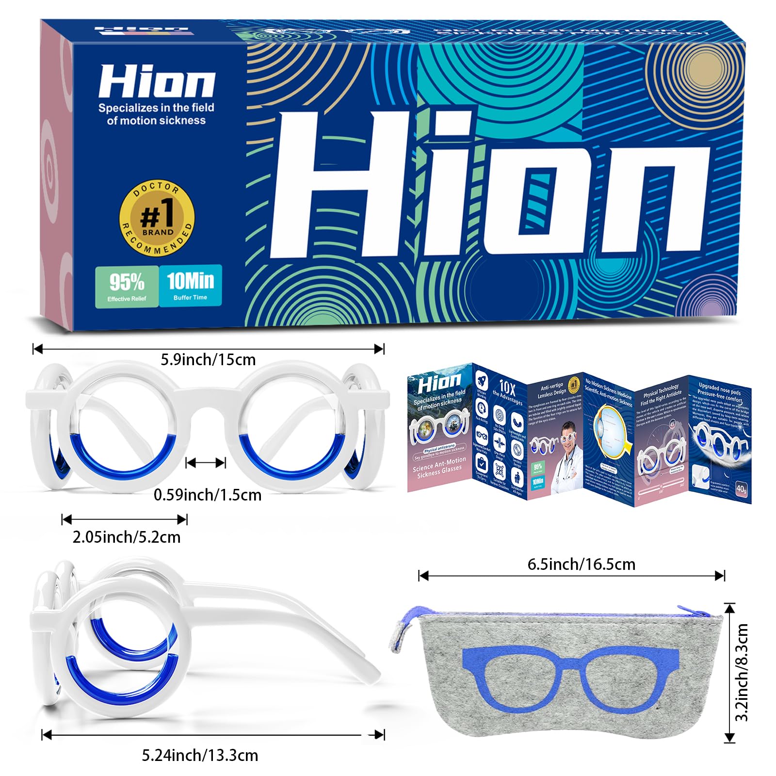 Gafas Hion para uso ocasional frente a pantallas o juego.