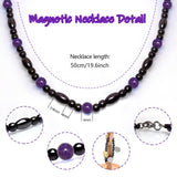 Hion collar magnético con hematita para protección y equilibrio.