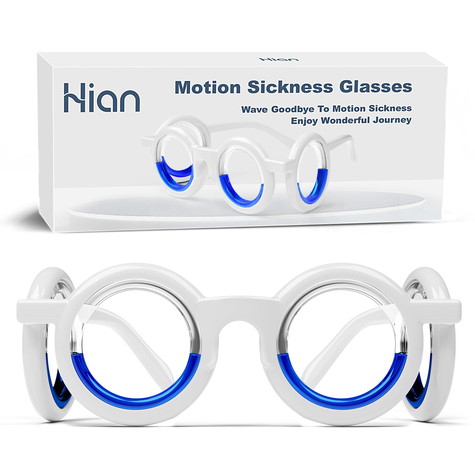 Gafas Hion náusea movimiento crean horizonte artificial para confort visual en viajes