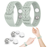 Pulseras antimareos Hion con ajuste para viajes y confort.