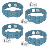 Pulseras Hion para mareo, dos pares azules listos para viaje.