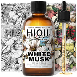 HIQILI aceite aroma musgo blanco, botella gotero para uso casero y mezclas duraderas