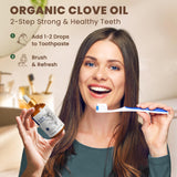 HIQILI Aceite de clavo para encías: ayuda suave para zonas sensibles.