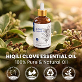 HIQILI Aceite de clavo para aromaterapia con difusor: aroma calmante para el hogar.