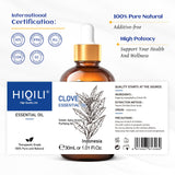 HIQILI Aceite de clavo para aromaterapia en casa: opción natural para difusor.