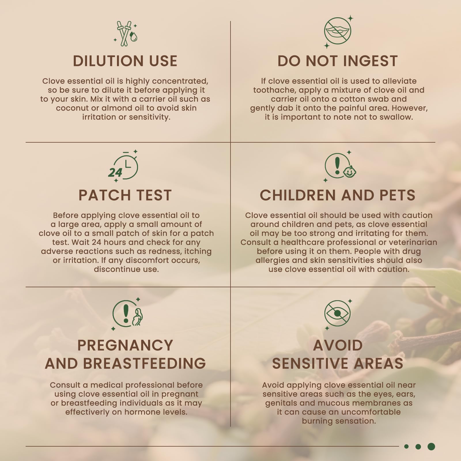 HIQILI Aceite de clavo para cuidado personal: añade a champú o cremas.