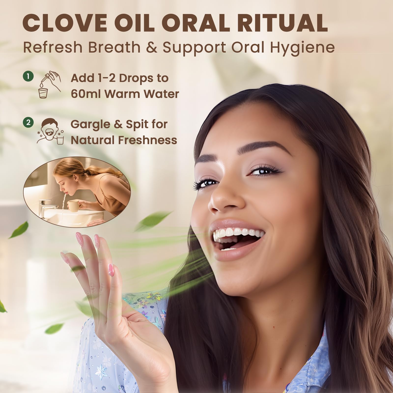 HIQILI Aceite de clavo para DIY en cosmética y sprays caseros.