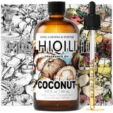 HIQILI Aceite fragancia coco para difusor, aroma tropical duradero en espacios.