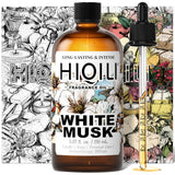 HIQILI Musgo Blanco en botella para velas y jabones con aroma duradero