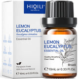 HIQILI Aceite limon eucalipto, botella ambar con gotero para dosificacion precisa
