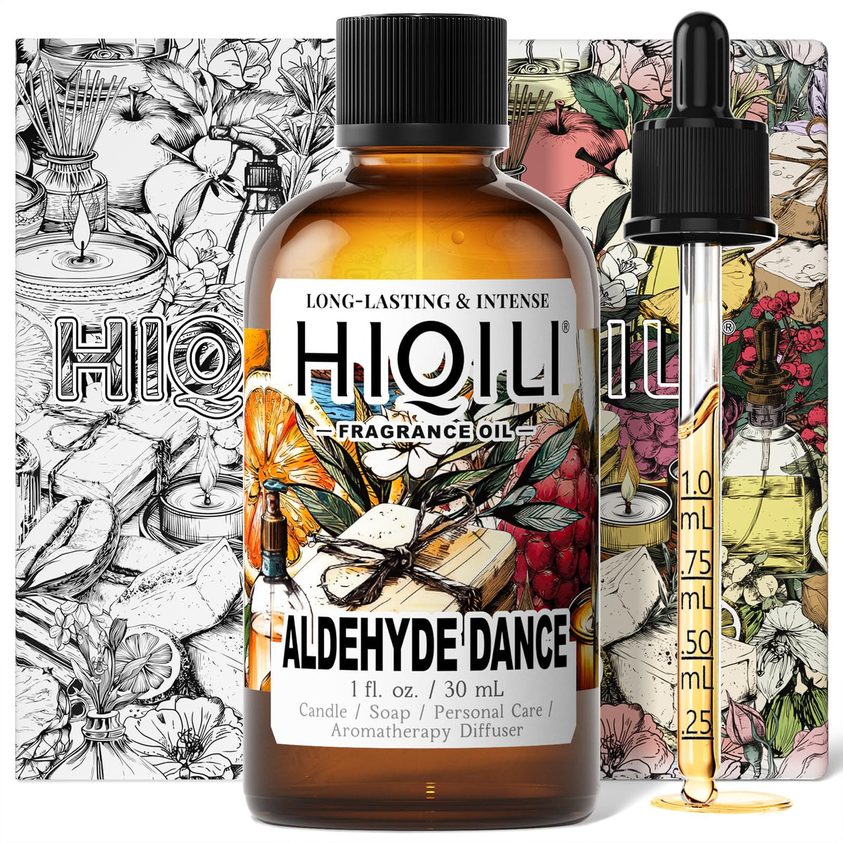 HIQILI Aldehyde Dance: botella para difusor, aromas duraderos