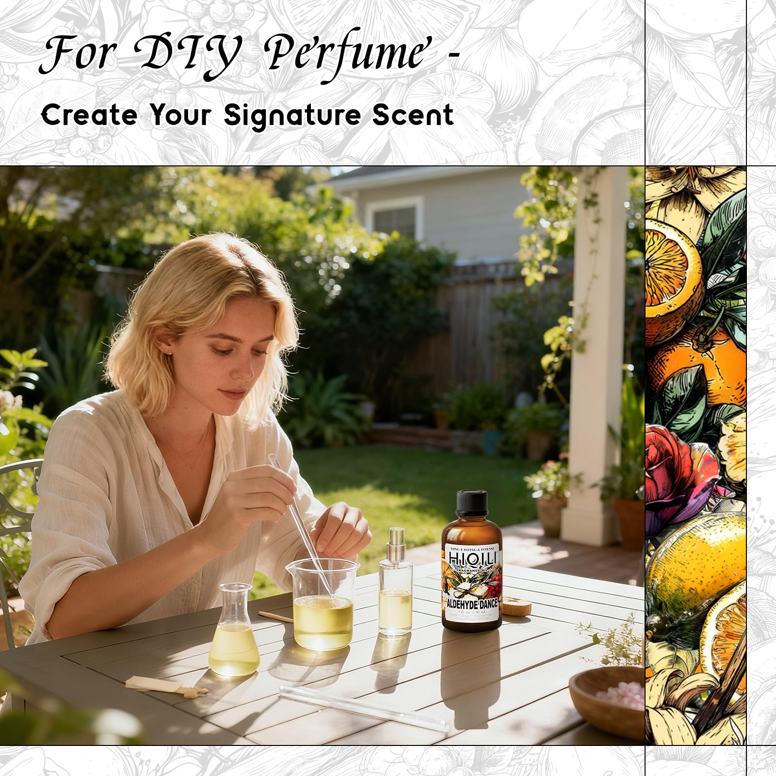 HIQILI Aldehyde Dance: perfumes caseros con fragancias florales