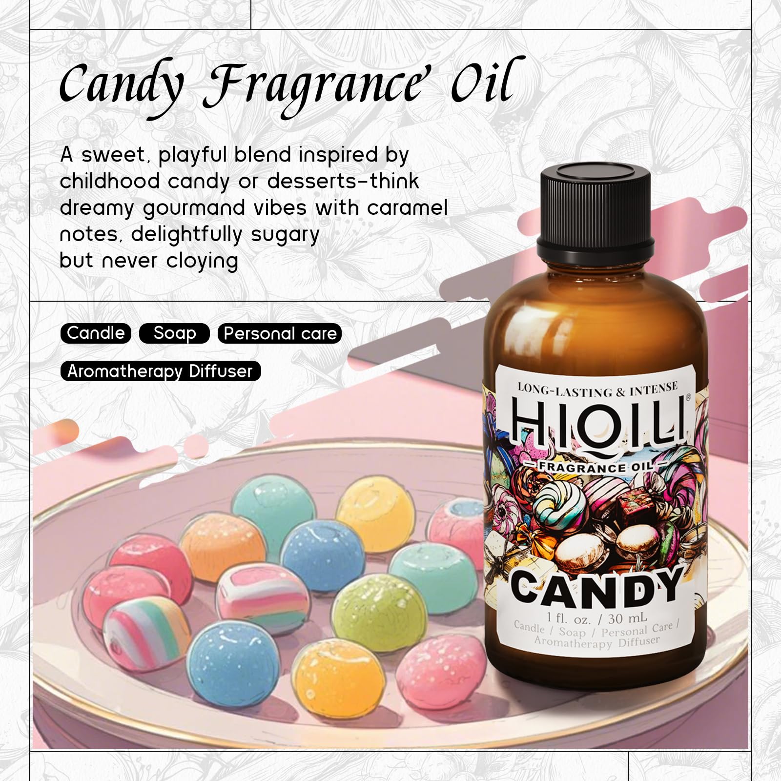 HIQILI fragancia dulce ambientador, aroma suave para espacios