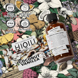 HIQILI Coco Vainilla: fragancia para cuidado de piel, mezclas
