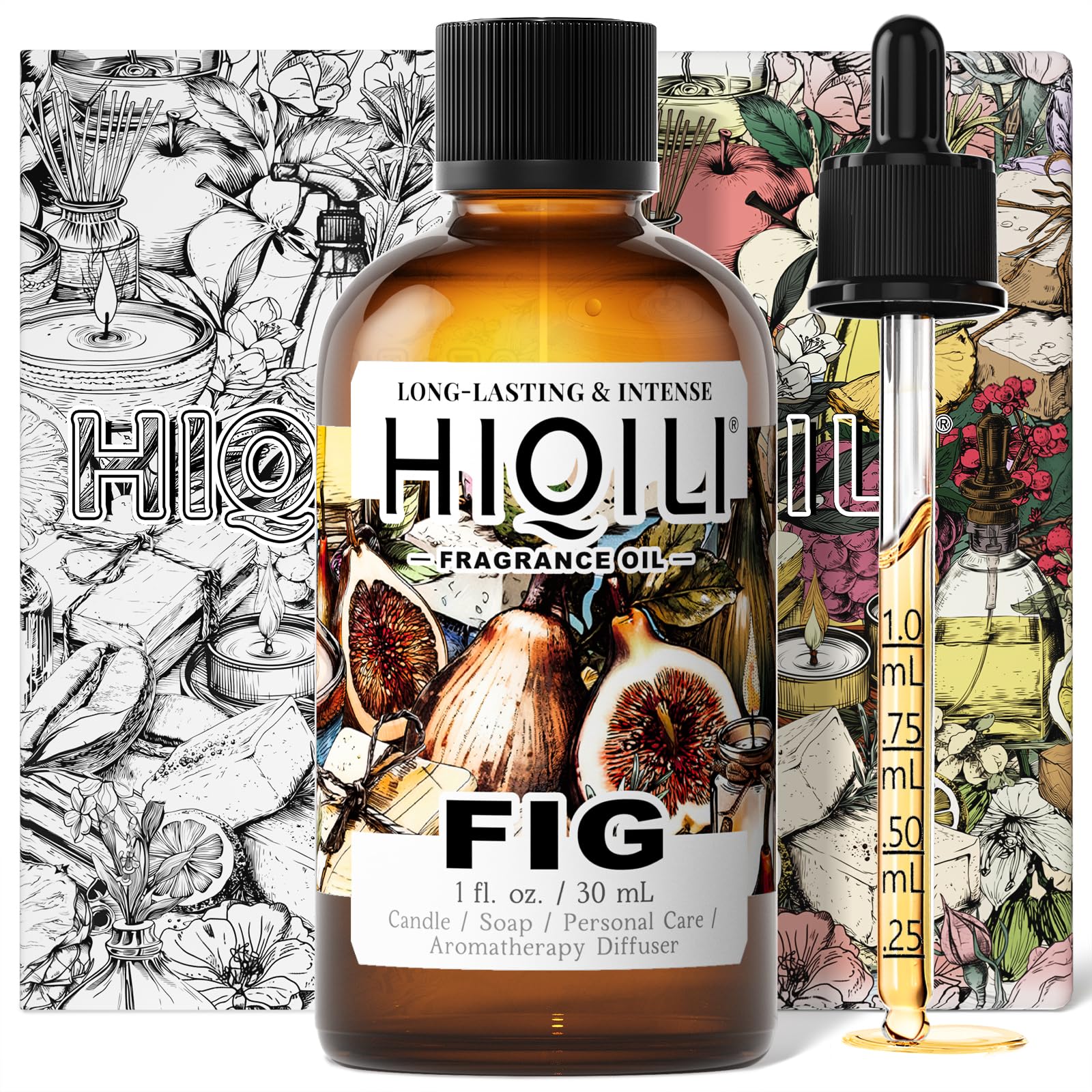 HIQILI fragancia de higo para difusor, ambientación fresca y duradera