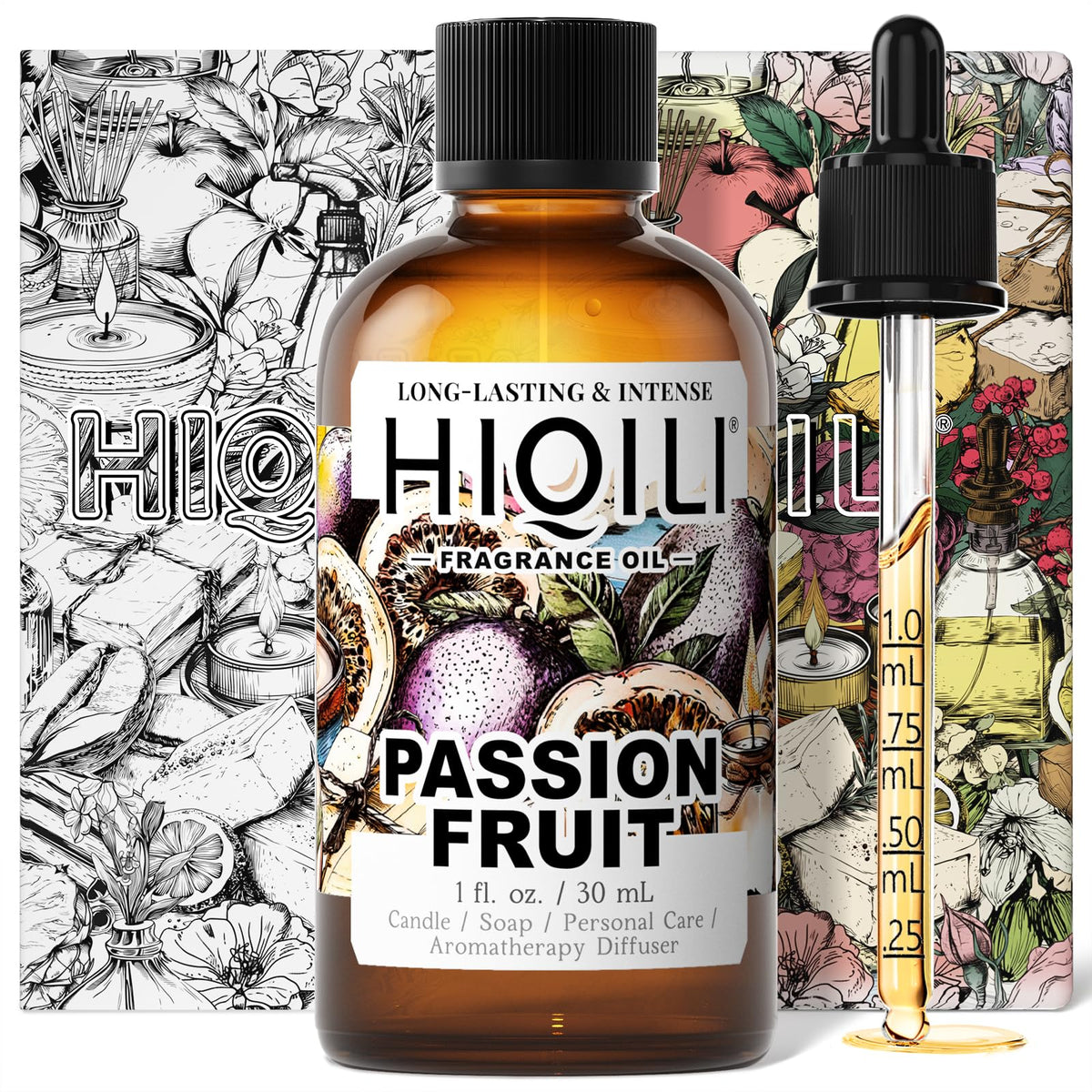 HIQILI fragancia pasion-fruta en difusor para ambientar espacios