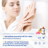 HIQILI Geranio: aceite-cosmetico-hecho-en-casa, ideal para preparaciones caseras.