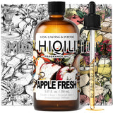 HIQILI botella de aceite de manzana fresca para ambientar el hogar con aroma duradero.