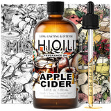 HIQILI Sidra de Manzana, botella de fragancia para ambientar espacios con calidez.