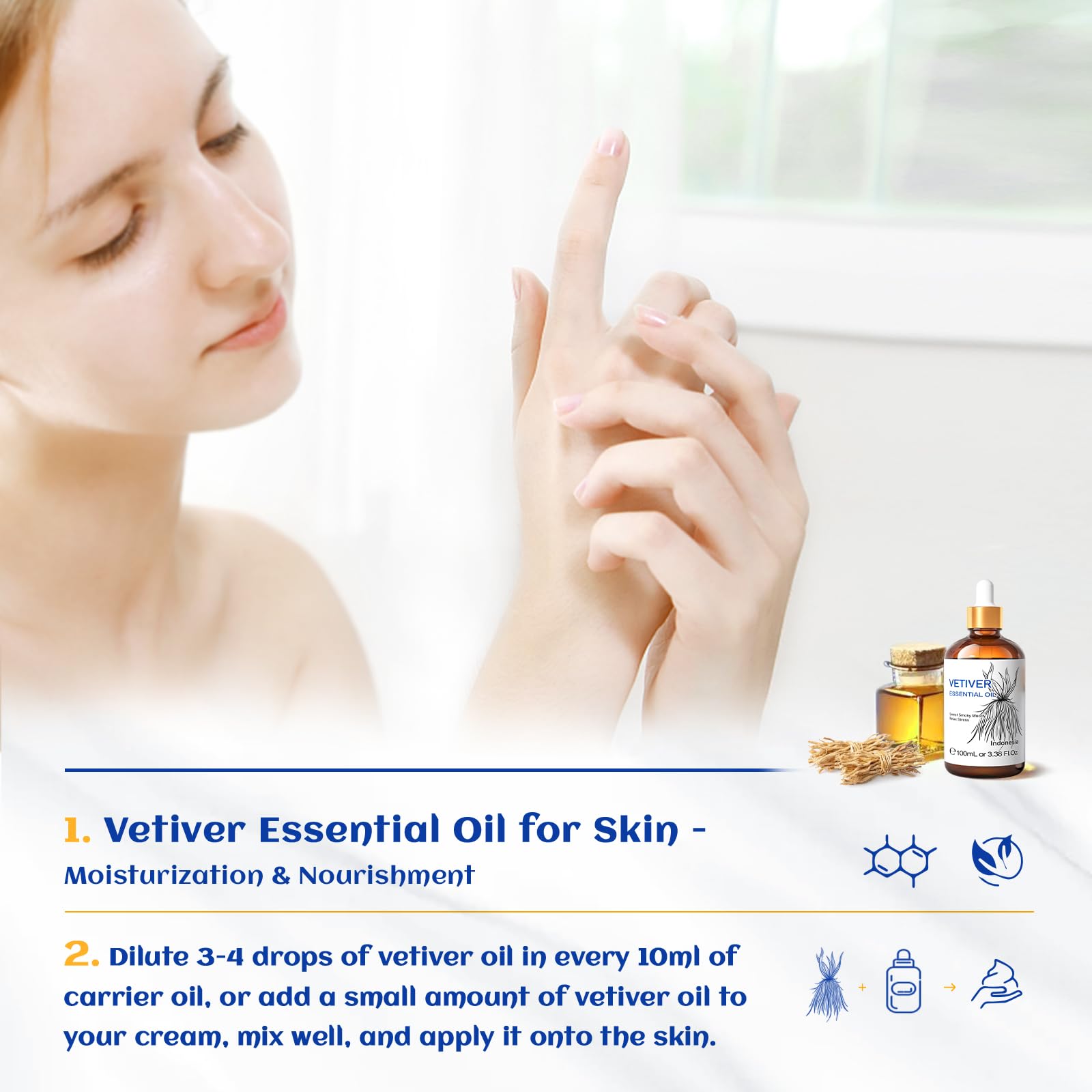 Cuentagotas HIQILI Vetiver para controlar dosis y evitar derrames.