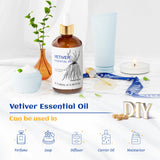Usos caseros HIQILI Vetiver en limpieza y cuidado personal.