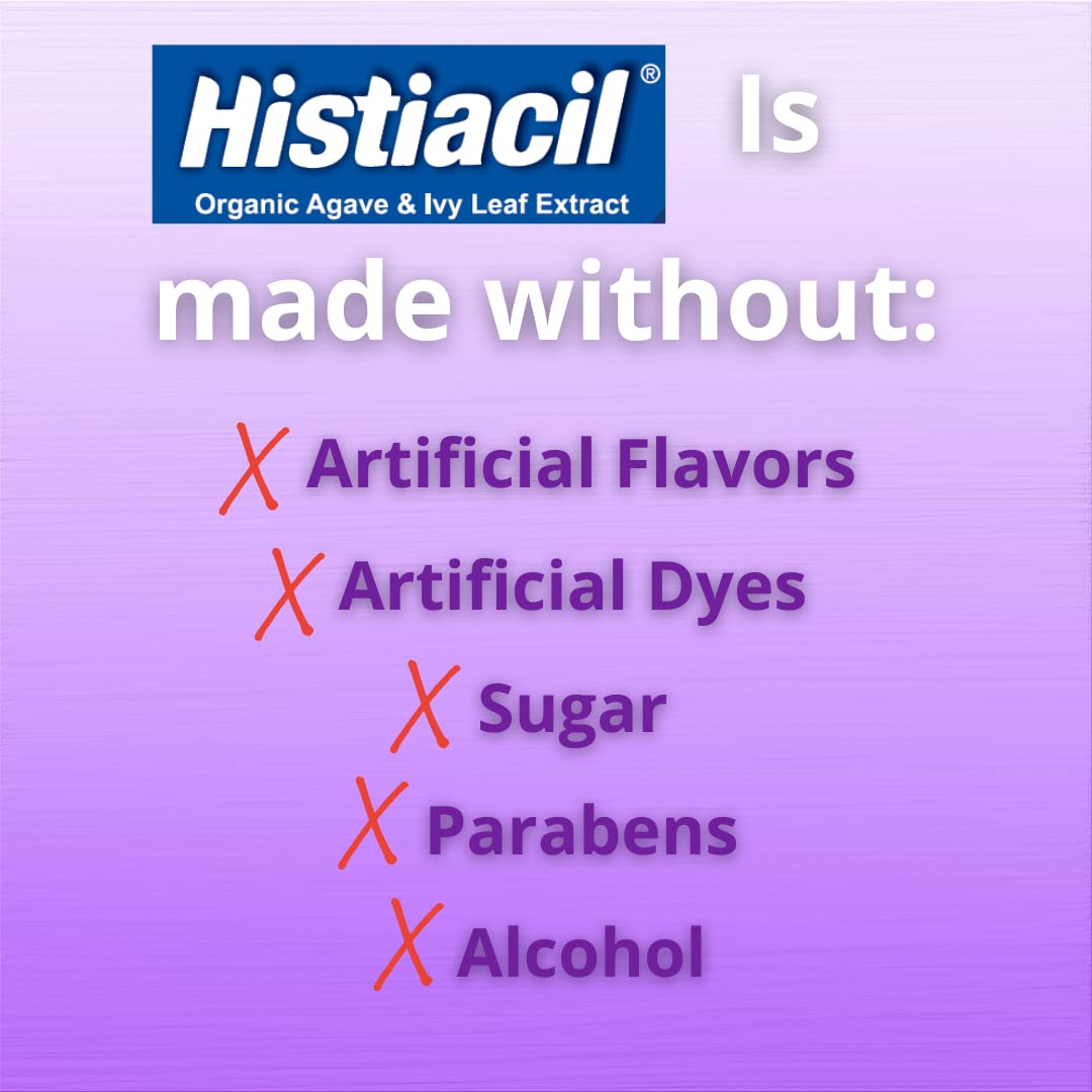 Histiacil extracto de hoja de hiedra para alivio suave.