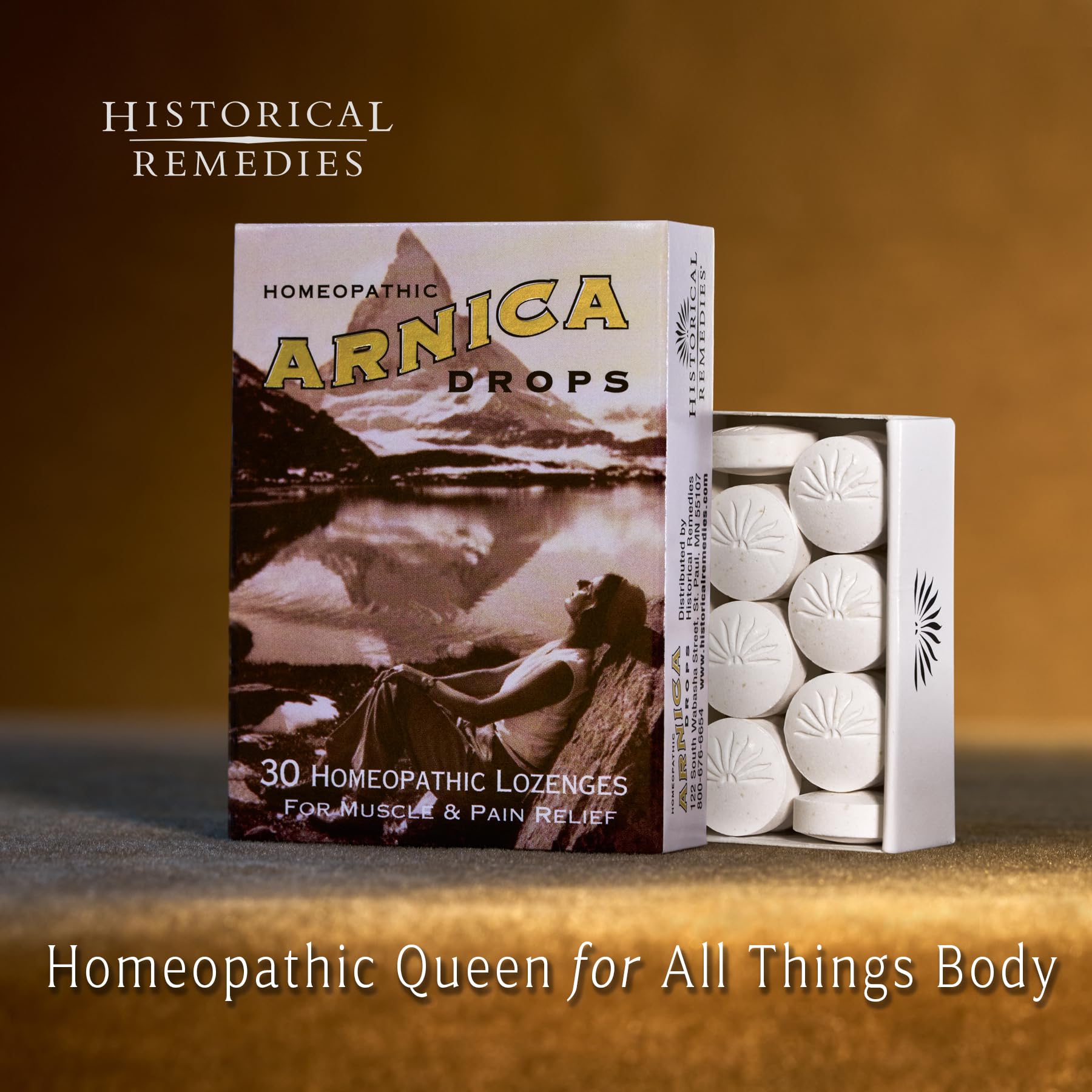 Historical Remedies Arnica Drops frasco de gotas para alivio rápido