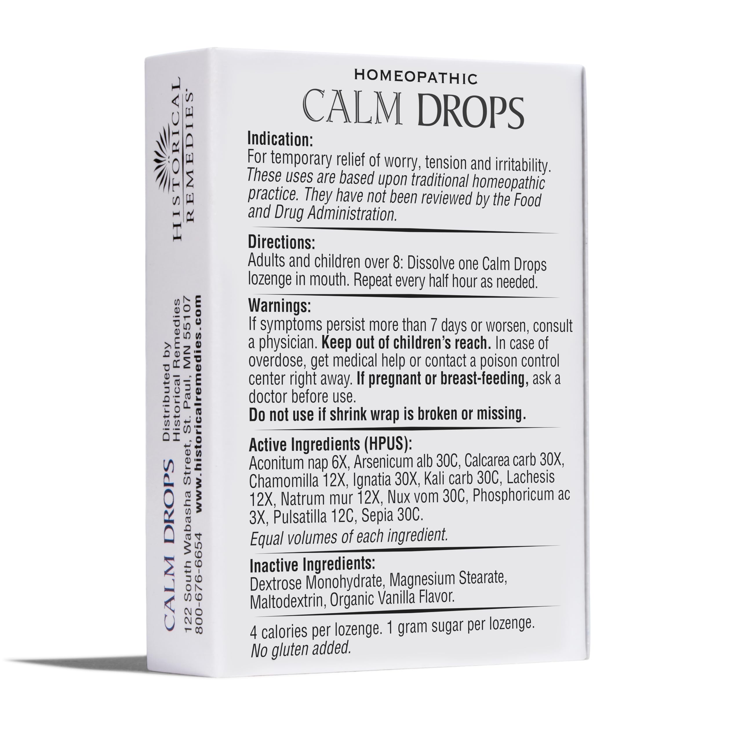 Calm Drops apto para adultos y mayores de 12 años, uso seguro diario