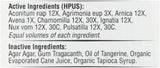 Historical Remedies Stress Mints en uso, menta para tranquilidad durante el día.