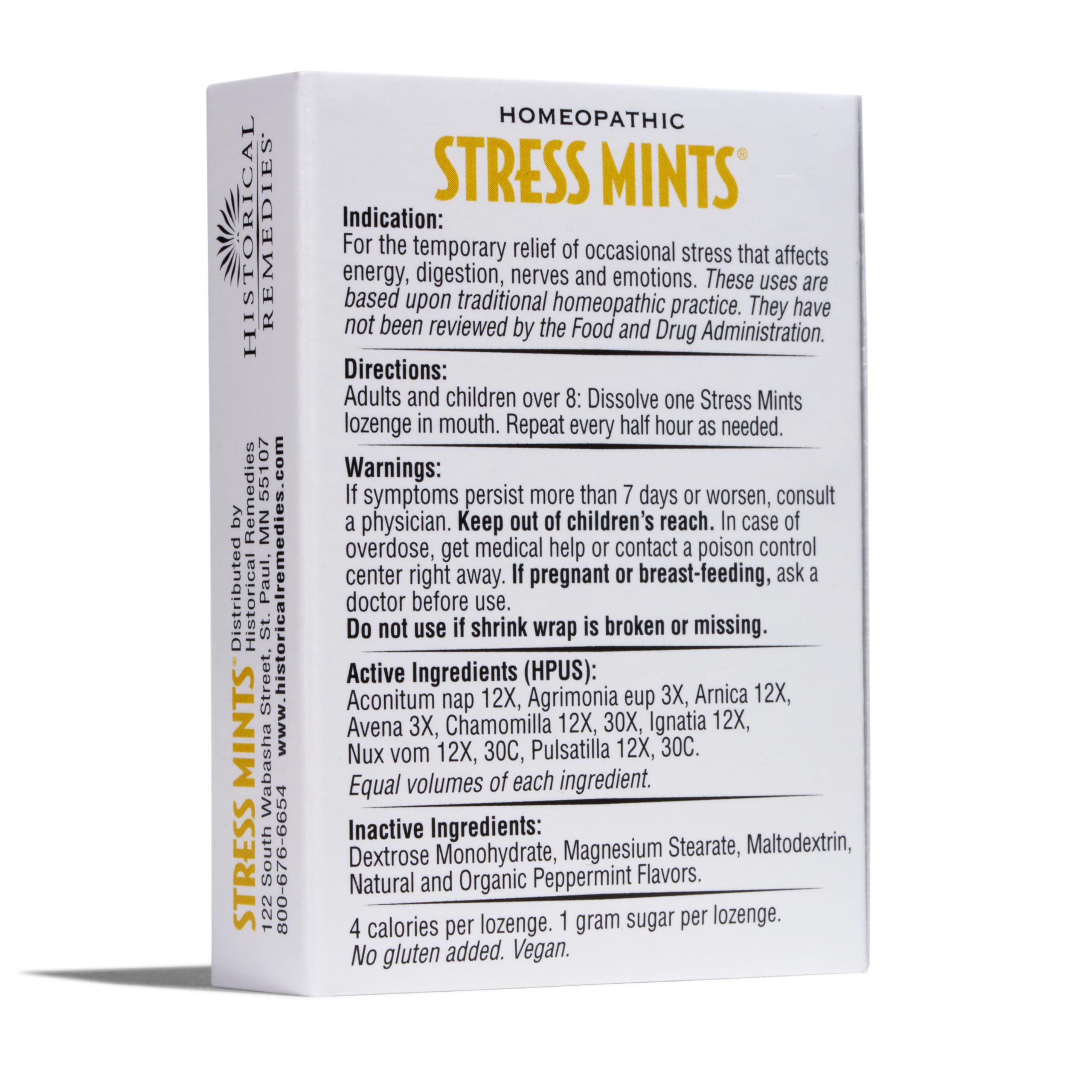 Historical Remedies Stress Mints, confianza en una marca de bienestar natural