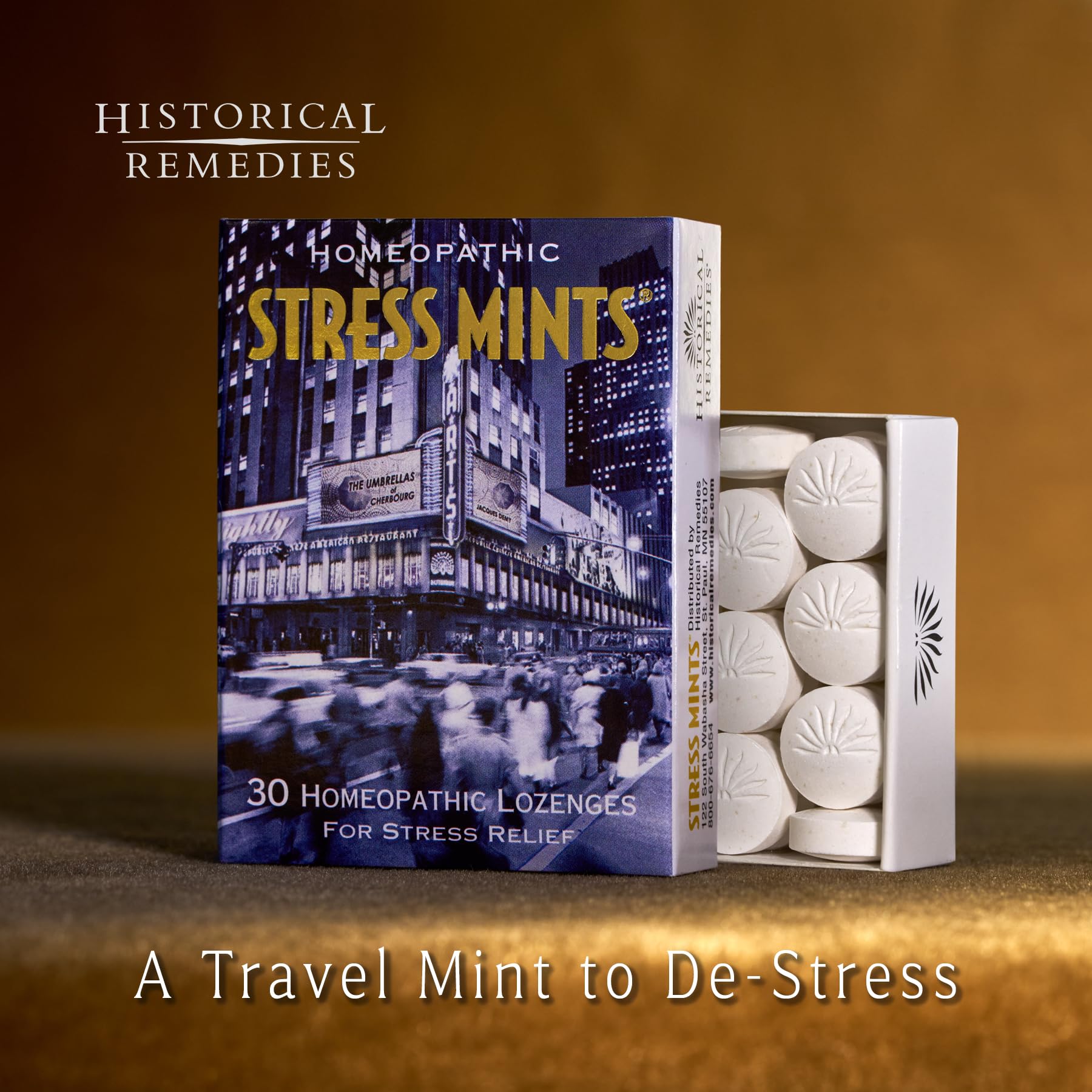 Historical Remedies Mentas para el Estrés: pastillas mentas orgánicas para digestión y calma