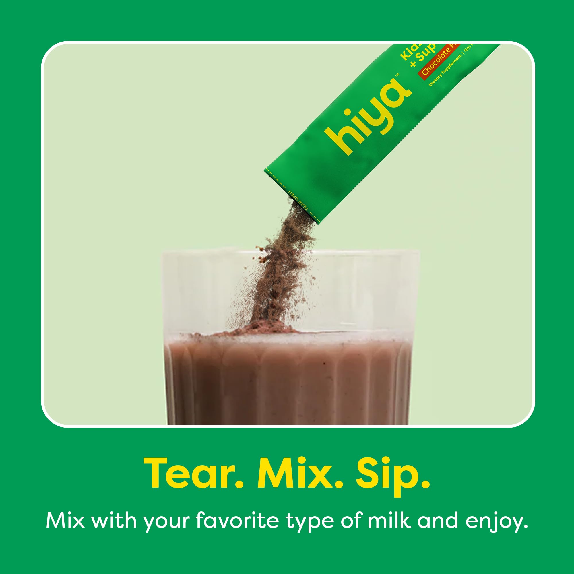 HIYA Kids Greens sello de seguridad Clean Label Project.