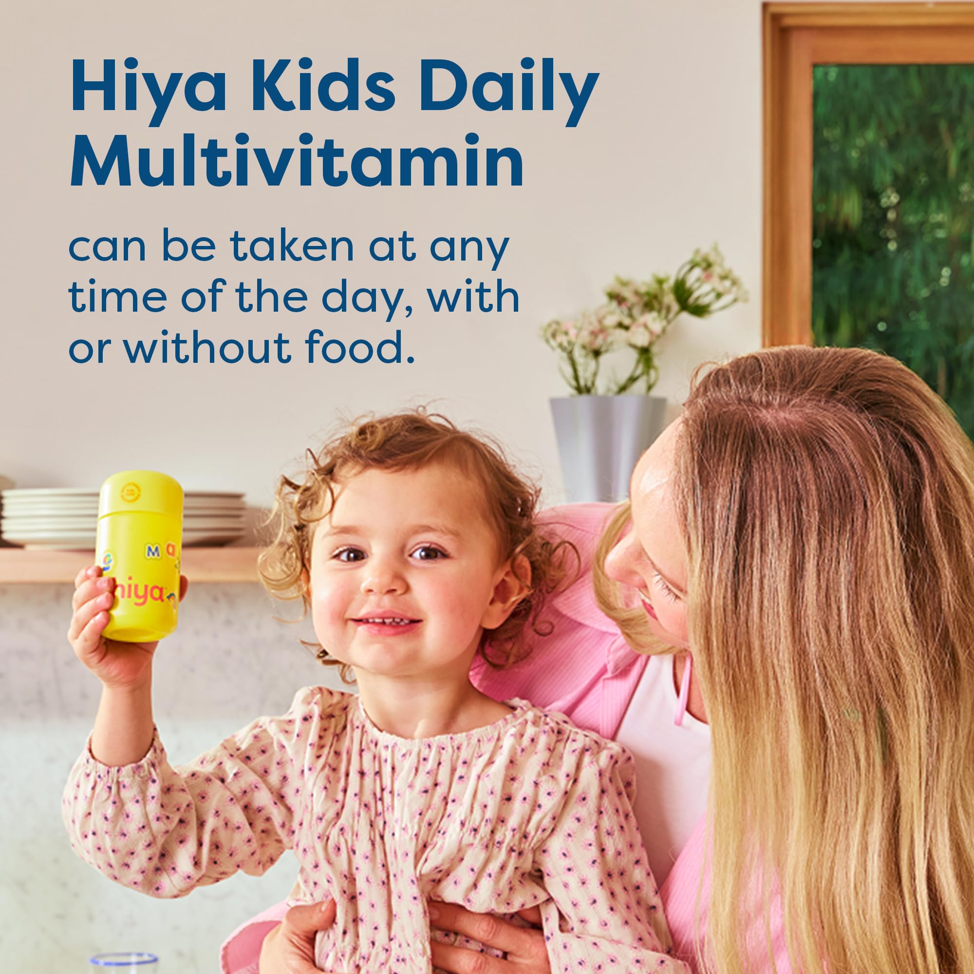HIYA frasco de vidrio recargable con calcomanías para decorar y fomentar hábitos.