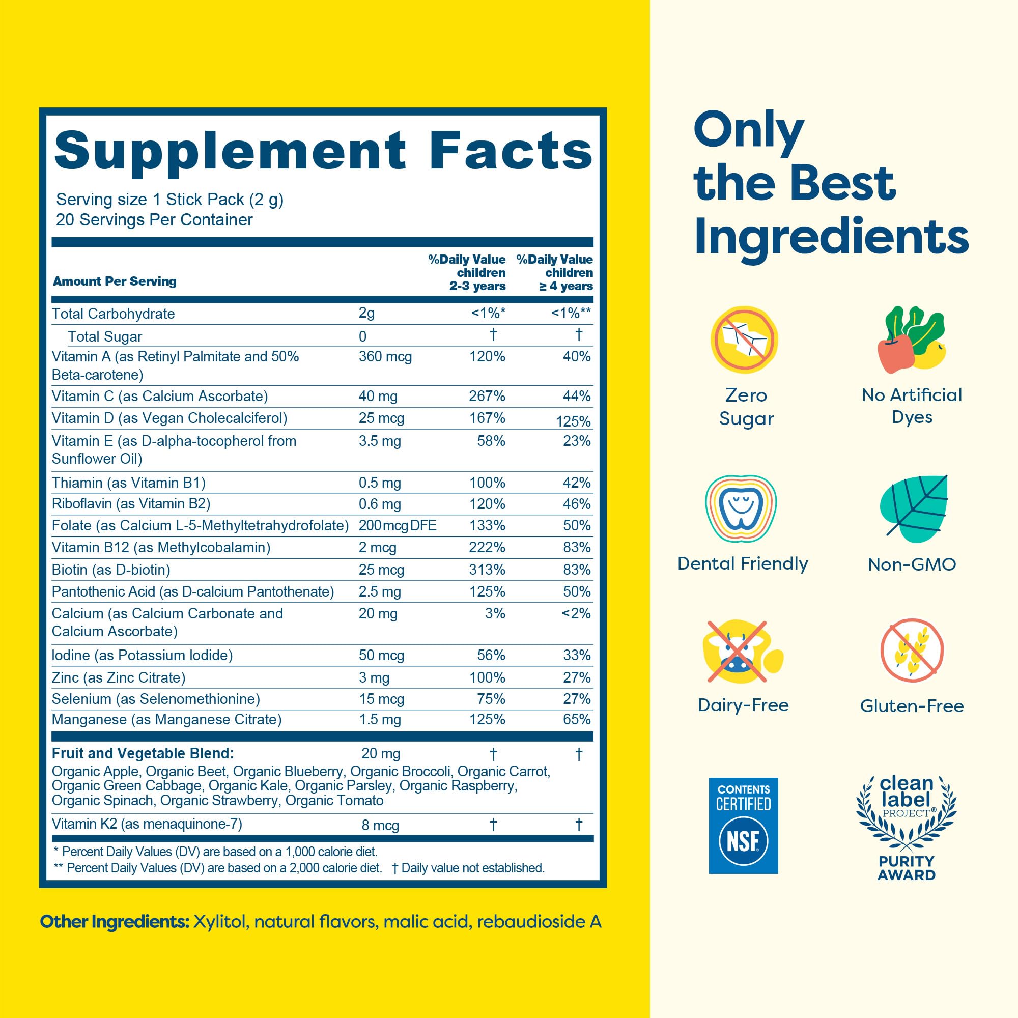 Hiya Kids Multivitamin: logo-destacado que transmite calidad y confianza para familias.