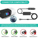HKY cable de alimentación 12V a 24V, compacto para coche.