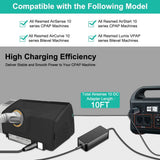HKY salida 24V 90W para AirSense 10, energía estable para sesiones nocturnas en casa.