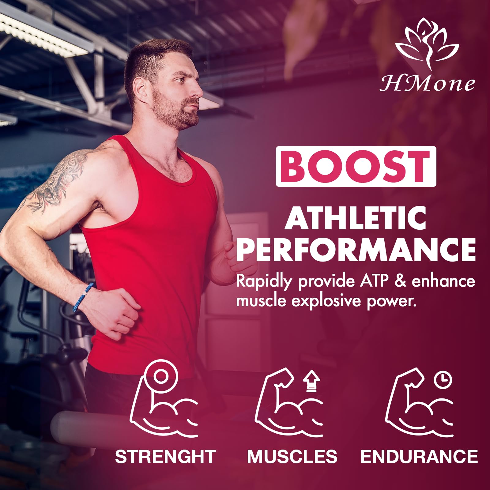 HMone gomitas sabor arándano, textura masticable para rutina de entrenamiento