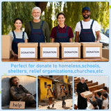 HOIQIRY pasta dientes uso unico para donaciones a ONGs y refugios.