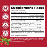 HojaSana Berberina sin gluten, sin OGM, libre de soja y apta para veganos.
