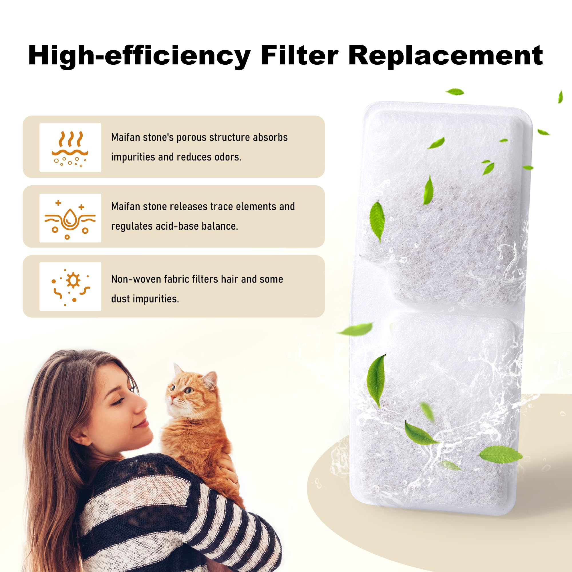 Sistema de filtración HOLAPAW 4 capas para agua más clara en casa.