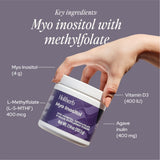 Holiherb Myo-inositol - etiqueta clara con ingredientes naturales.