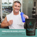 Holistic Bin espirulina azul colorante natural para repostería.