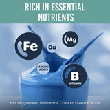 Holistic Bin espirulina azul horneado para galletas y panes coloridos.