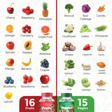 Duo pack Holistic Choice de gomitas frutas y verduras para toda la familia