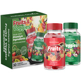 Gomitas de frutas Holistic Choice en botella para energía diaria