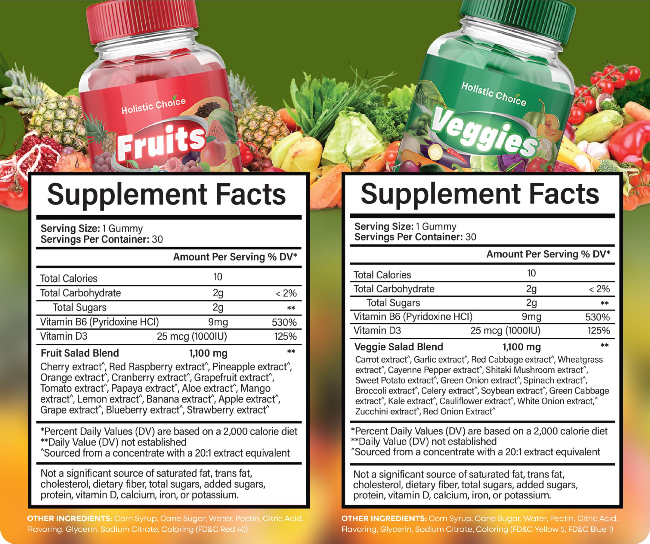 Producto Holistic Choice hecho en Estados Unidos con ingredientes reales