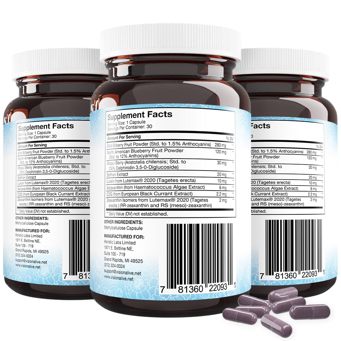 Vision Alive Max astaxantina, antioxidante y apoyo ocular