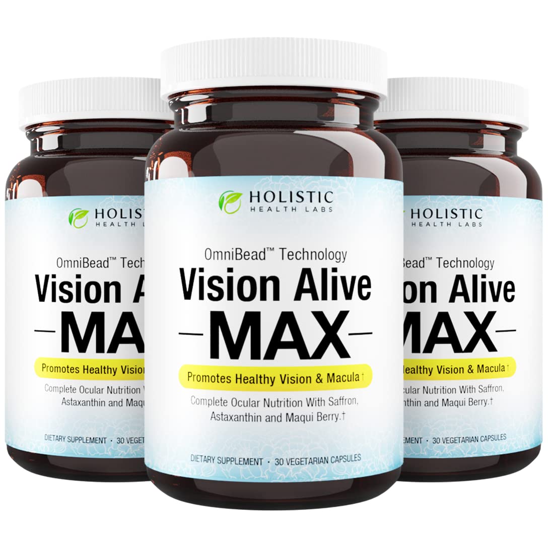 Vision Alive Max de Holistic Health Labs en embalaje, listo para compra y uso diario